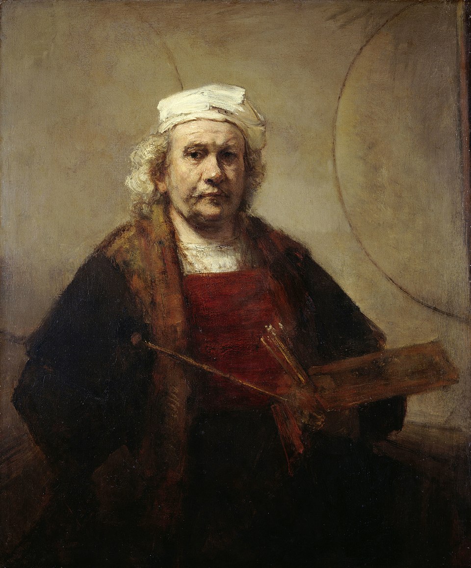 Self-Portrait with Two Circles, c. 1665